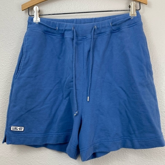 Y2K Lauren Jeans Co. 100% Cotton Drawstring Sweat-shorts Size Small Petite - Picture 1 of 8